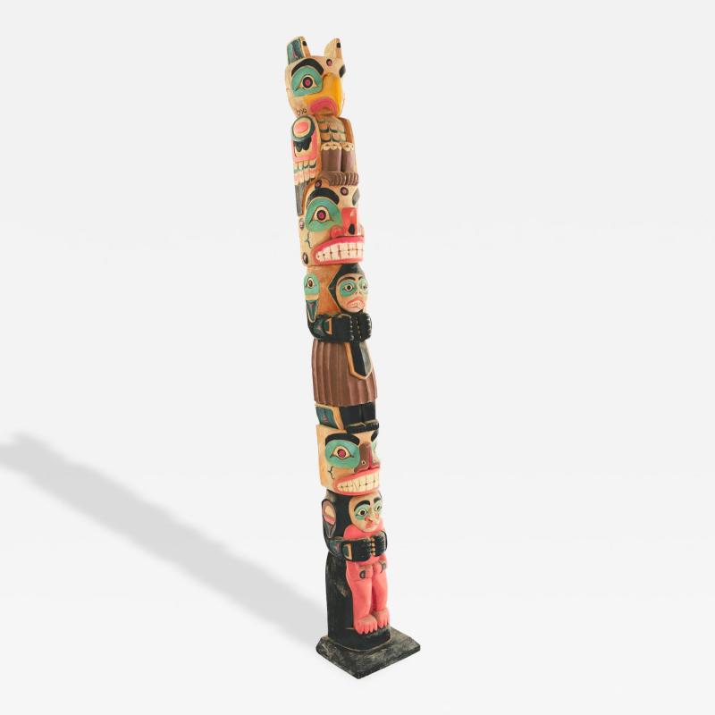 North Western style Carved Totem Pole