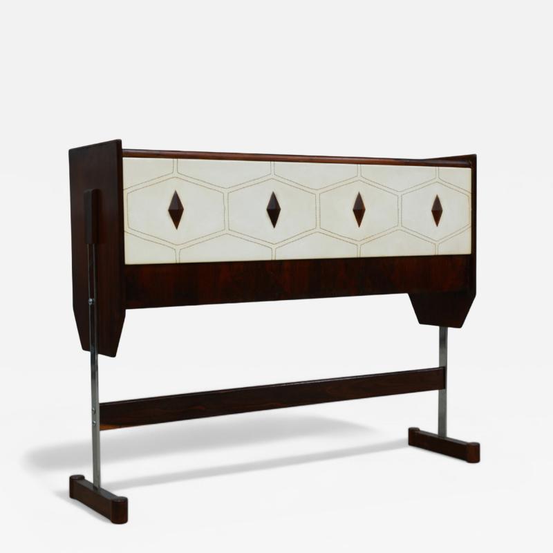 Novo Rumo Bar in Hardwood Metal Novo Rumo 1960s Lot 130A