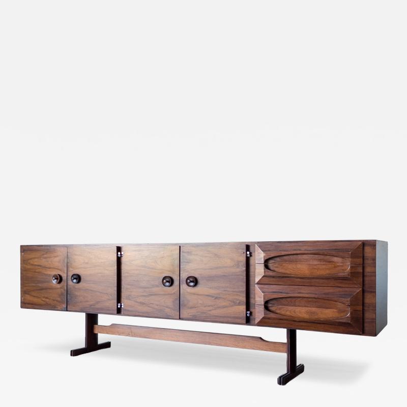 Novo Rumo Brazilian Rosewood Sideboard by Novo Rumo 1965