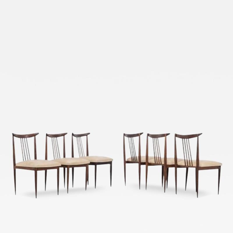 Novo Rumo Untitled set of 6 Chairs by Novo Rumo 1950