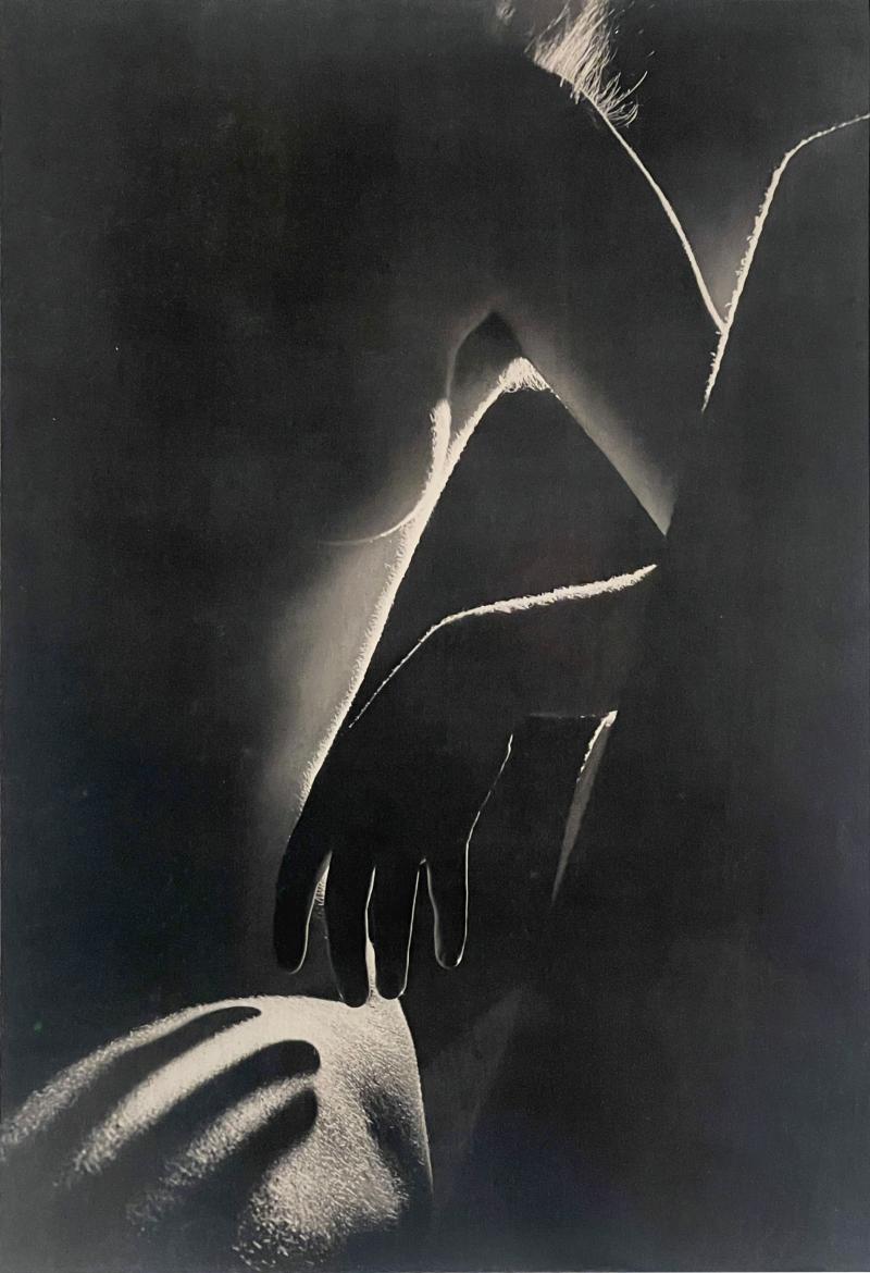 Nude Study Hand and Shoulder Vintage Heliogravure by Pierre Jahan