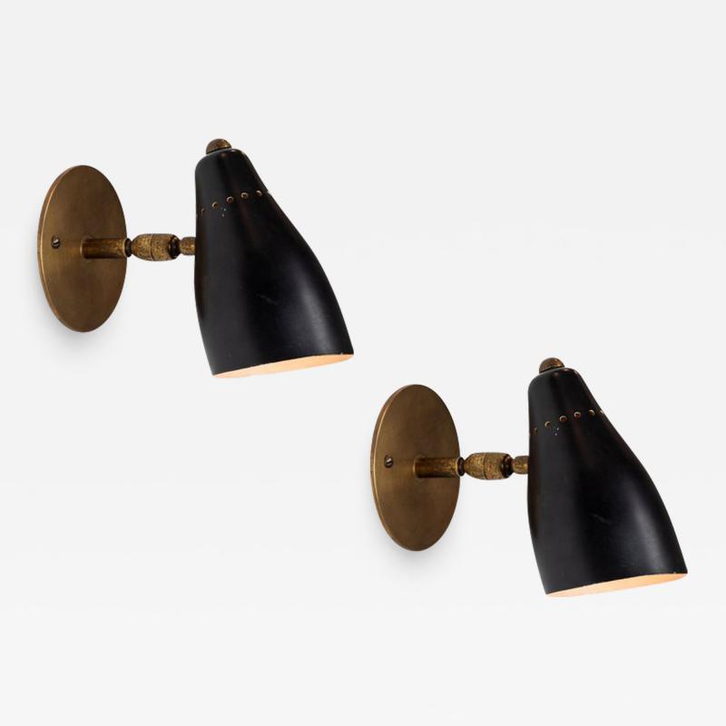 O Luce 1950s Giuseppe Ostuni Articulating Sconces for O Luce