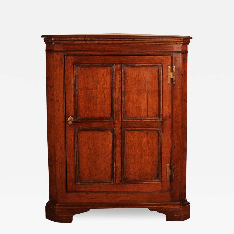 Oak Corner Cupboard Circa 1800