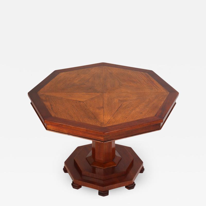 Oak Floor Panel Mounted as a Coffee Table 19th c 