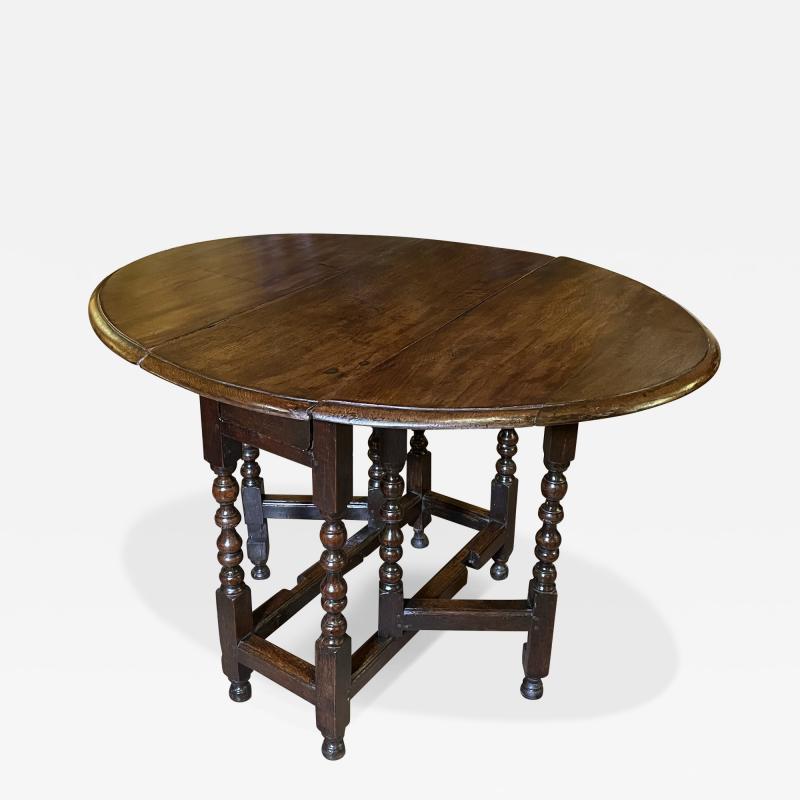 Oak Gateleg Table From The 17th Century