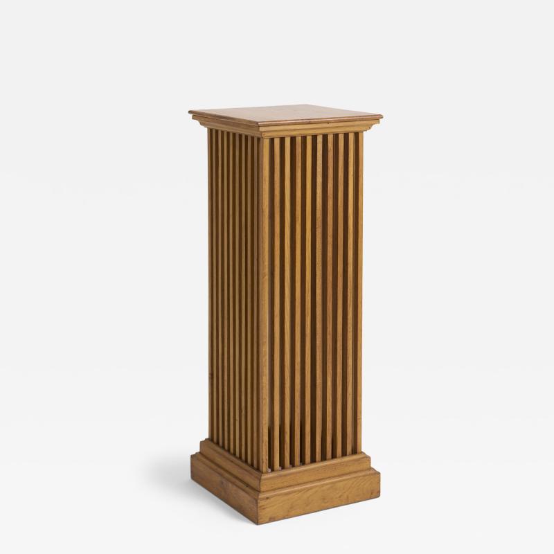 Oak Pedestal