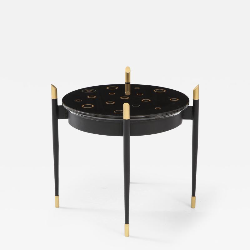 Occasional table with a Custom Top designed and crafted by ABDB Studio