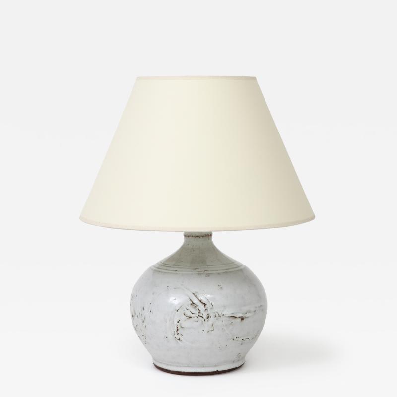 Off White French lamp