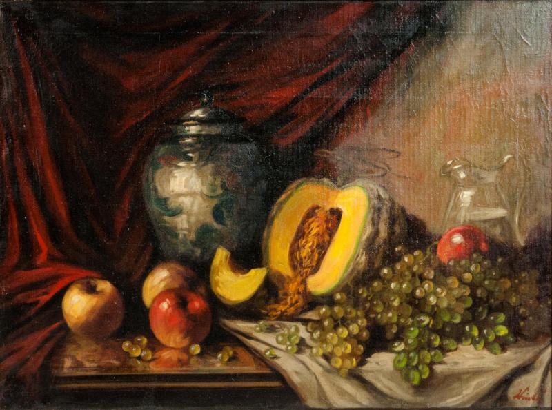 Old Master Gilt Wood Frame Oil Canvas