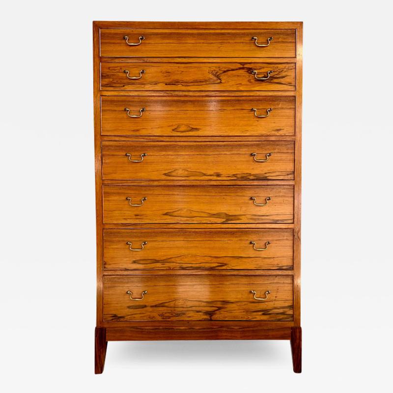 Ole Wanscher Colonial Rosewood Dresser Denmark 1950