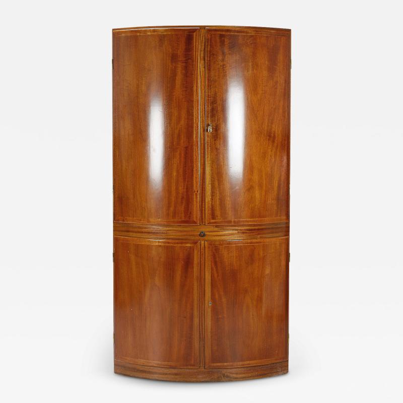 Ole Wanscher Mahogany Corner Cabinet By Ole Wanscher for A J Iversen