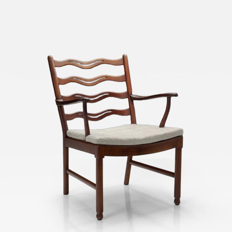Ole Wanscher Model 1755 Chair by Ole Wanscher for Fritz Hansen Denmark ca 1940s