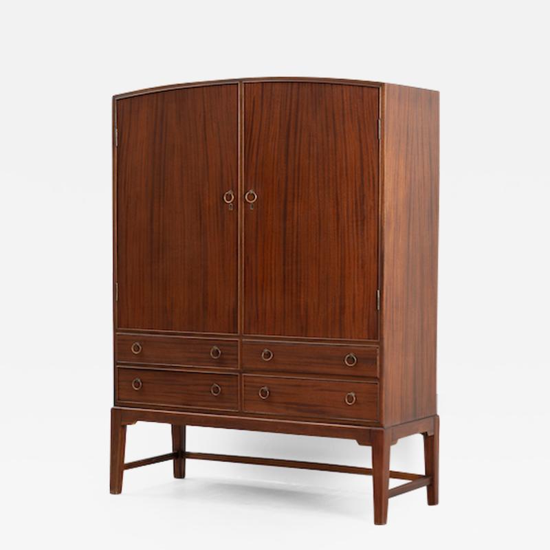 Ole Wanscher Ole Wanscher Arched Top Mahogany Cabinet Denmark