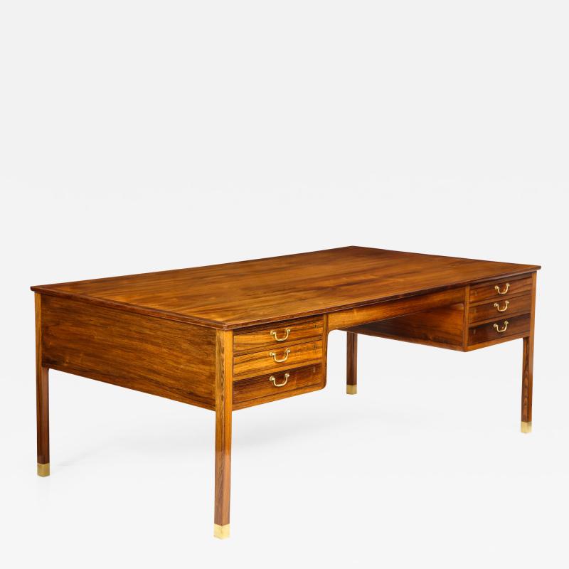 Ole Wanscher Ole Wanscher Brazilian Rosewood Desk circa 1940s 1950s