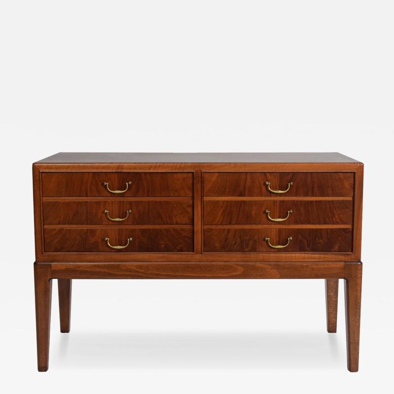 Ole Wanscher Ole Wanscher walnut eight drawer chest 1940 50s
