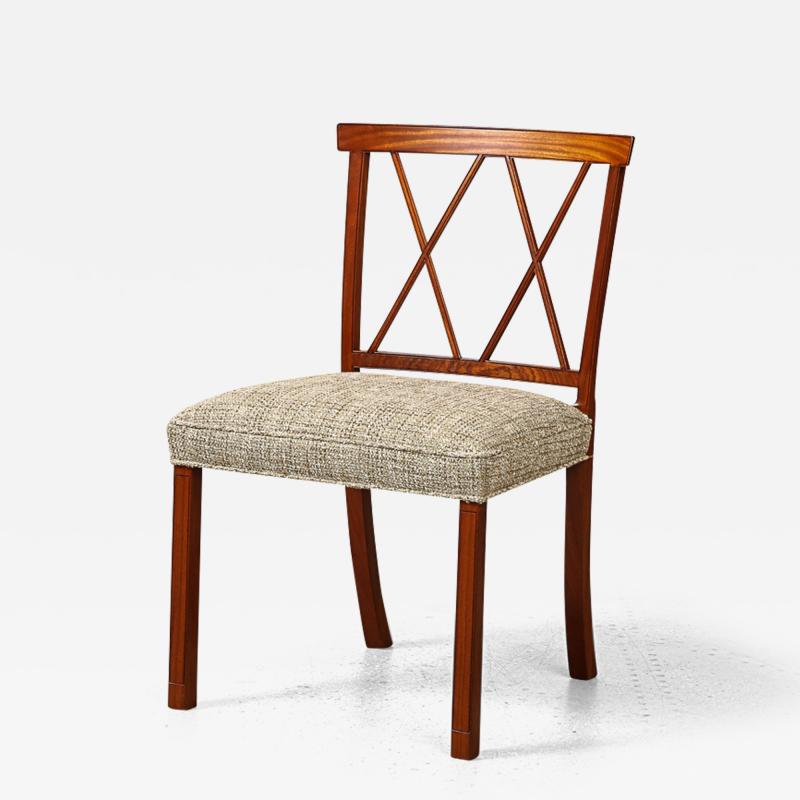 Ole Wanscher Set of 8 Diamond Back Dining Chairs by Ole Wanscher