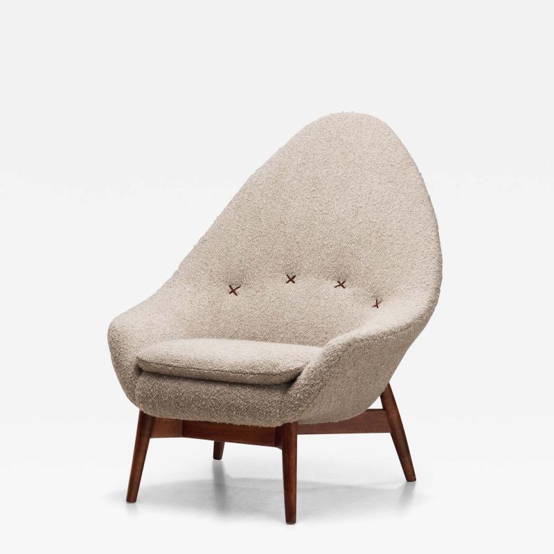 Olof Ottelin Olof Ottelin Munk Lounge Chair for Oy Stockmann Ab Finland 1960s