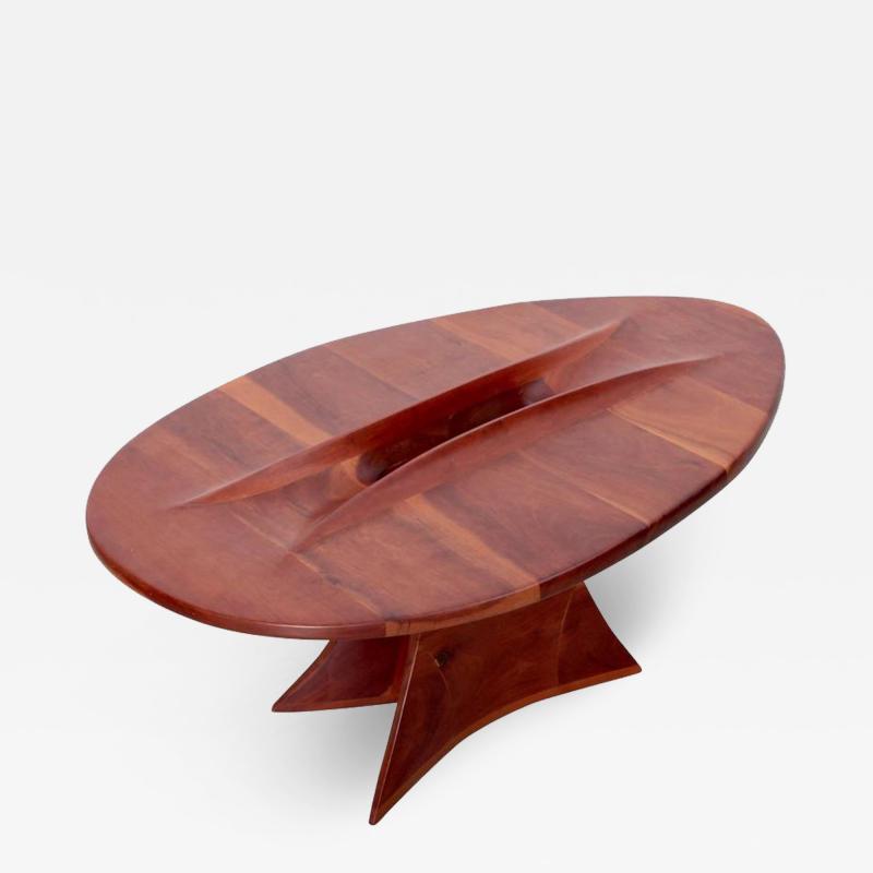 One of a Kind 1970s American Studio Free Form Coffee Table