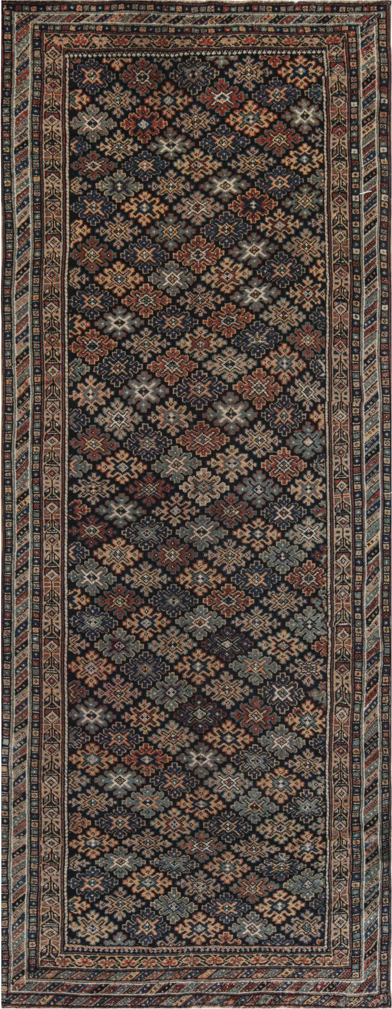 One of a kind Early 20th Century Karabagh Handmade Wool Runner