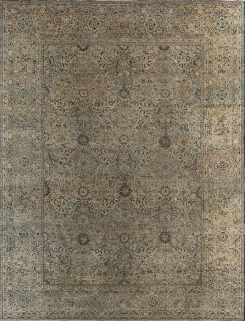 One of a kind Oversized 19th Century Persian Kirman Carpet