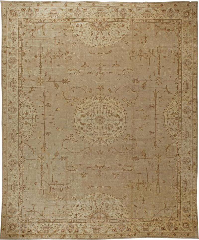 One of a kind Oversized Antique Turkish Borlou Rug