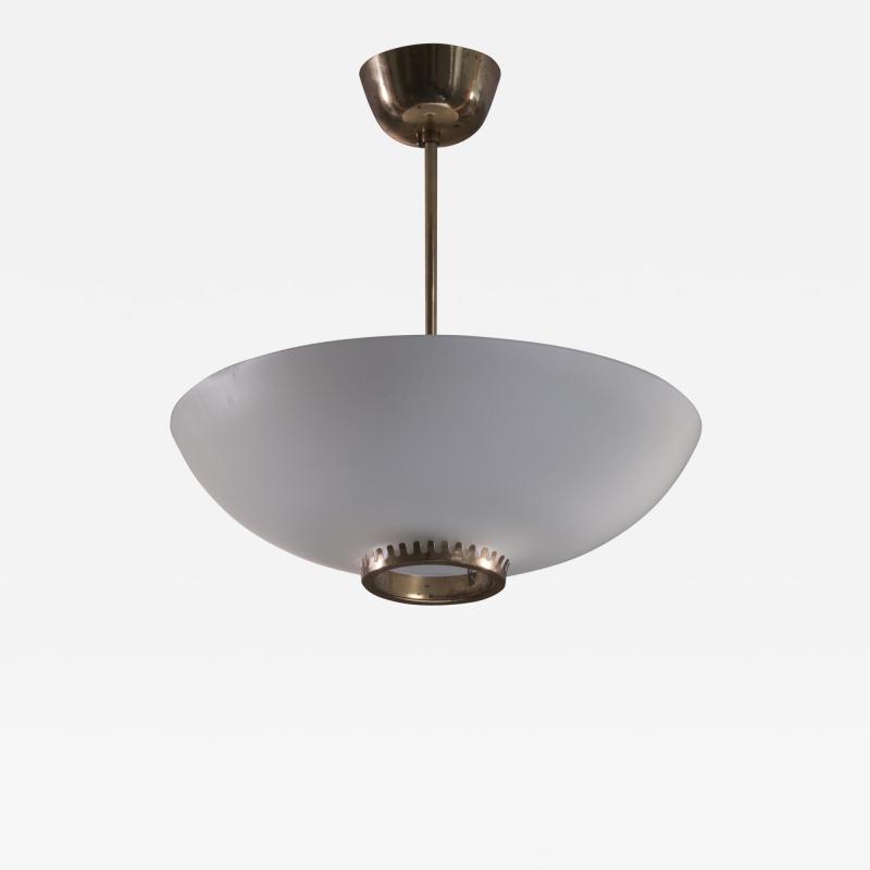 Opaline glass pendant lamp