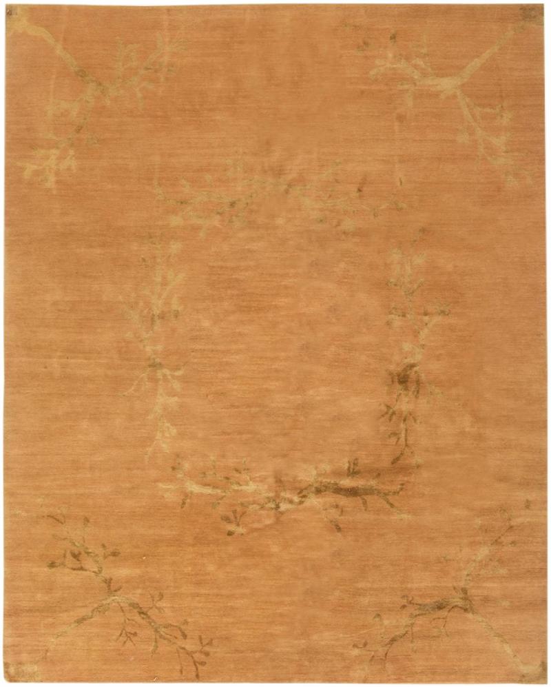 Orange Branch Patterned Moschino Area Rug 1