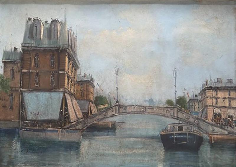 Original Italian Seascape Oil Painting by L De Ferrara