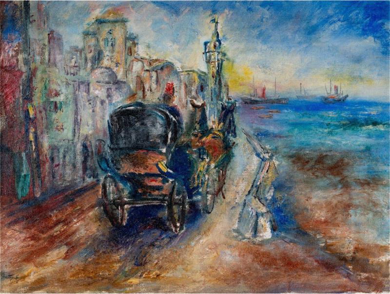 Original Moses Matusovski Expressionist Oil Painting