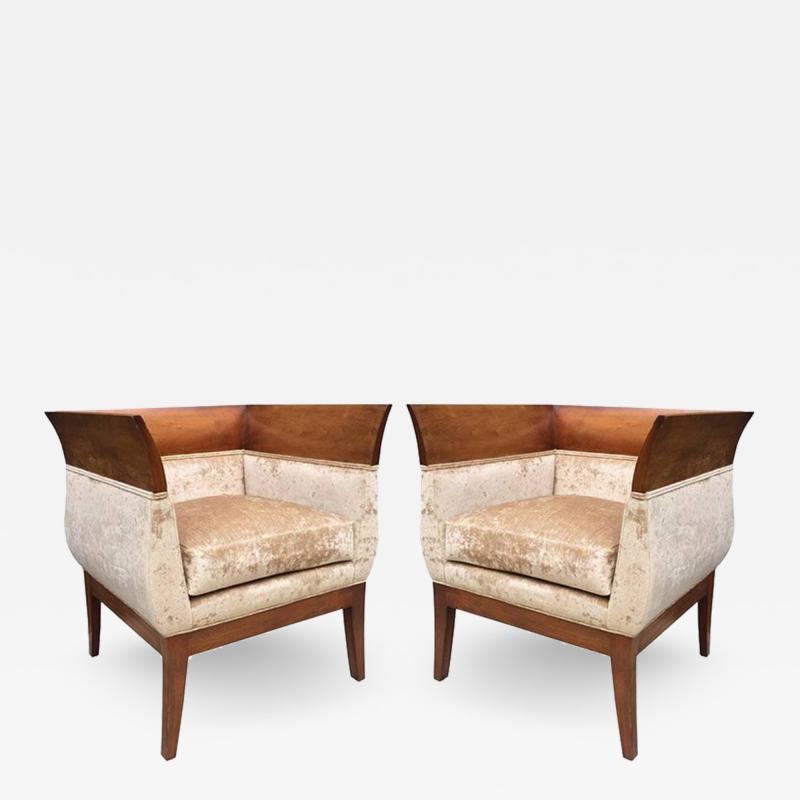 Orlando Diaz Azcuy Pair Orlando Diaz Azcuy Club Chairs for HBF