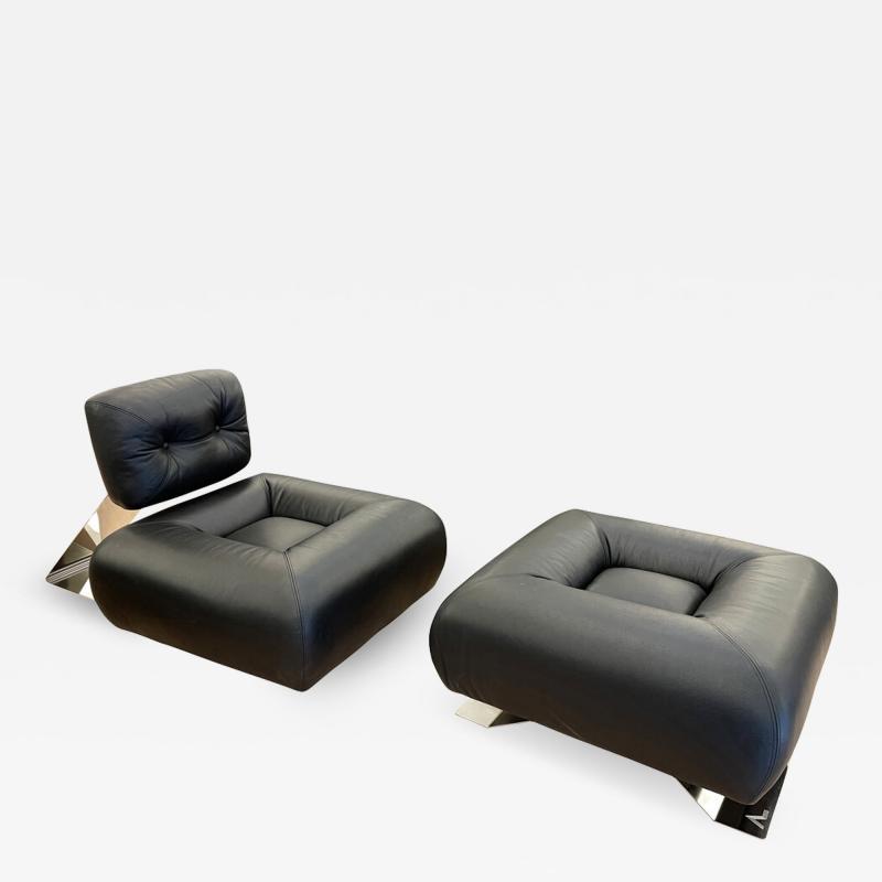 Oscar Niemeyer Oscar Niemeyer Aran Lounge Chair with Ottoman 1975