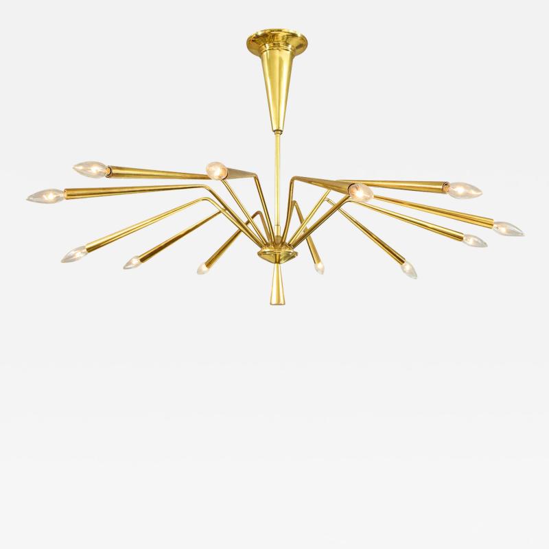 Oscar Torlasco Oscar Torlasco Futurist Spider Chandelier 1960