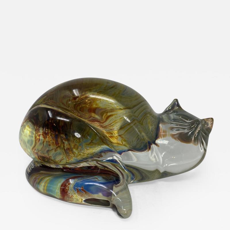 Oscar Zanetti Murano Glass Cat