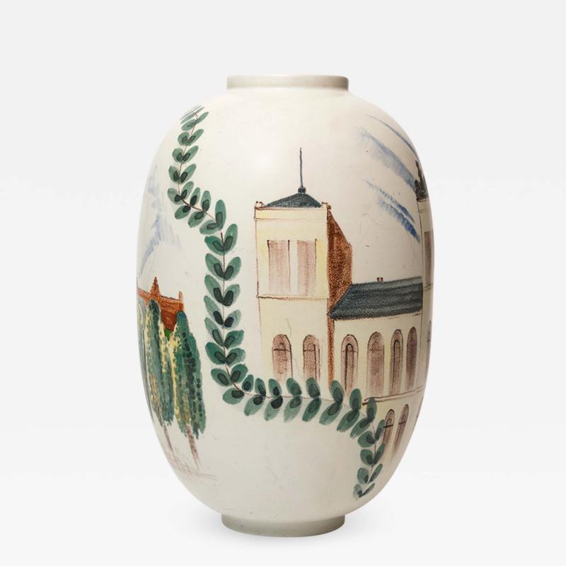 Oskar Dahl Oskar Dahl Hand Painted Studio Vase R rstrand