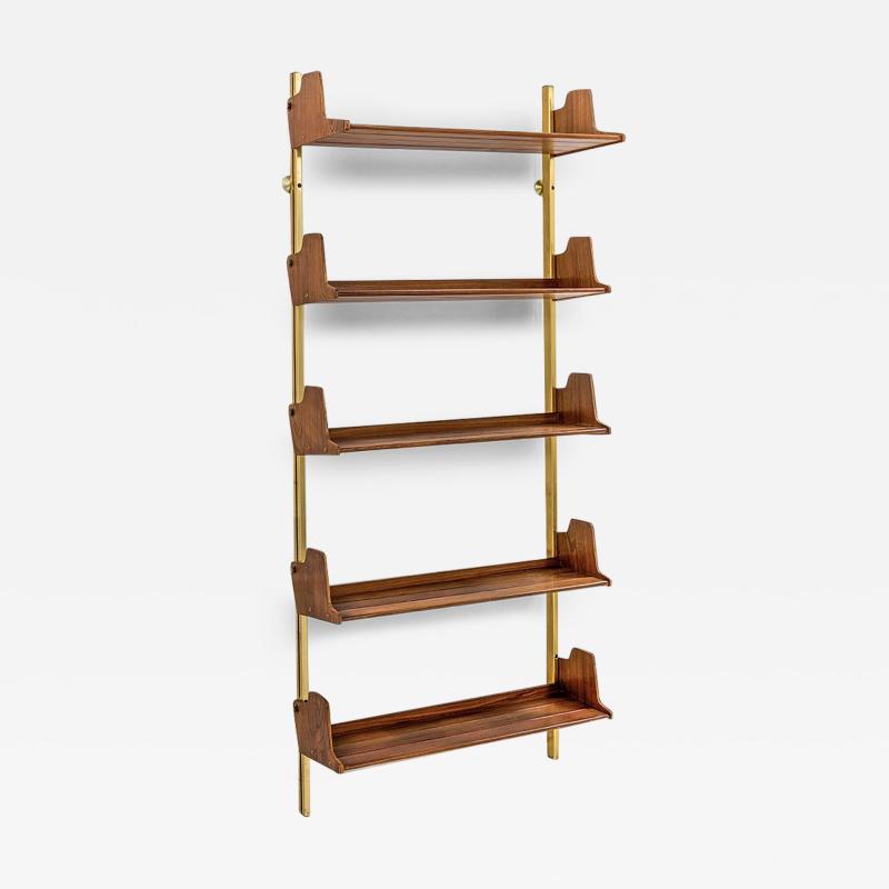 Osvaldo Borsani Elegant Mid Century Shelving unit Model E60 by Osvaldo Borsani for Tecno