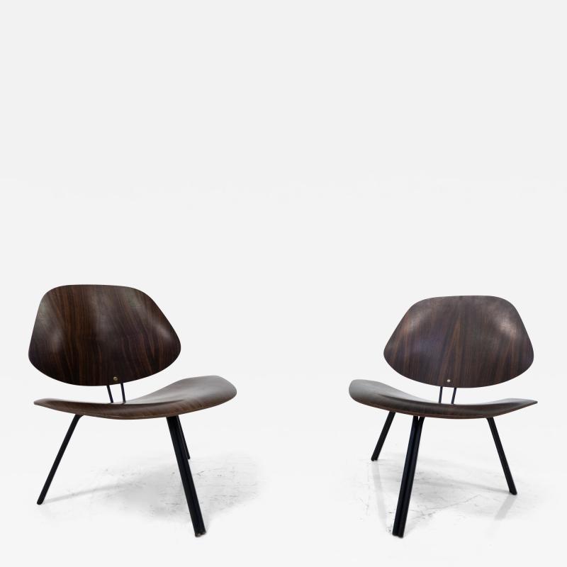 Osvaldo Borsani Mid Century Modern P31 Chairs by Osvaldo Borsani Tecno 1950s
