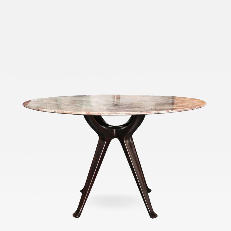 Osvaldo Borsani Osvaldo Borsani Dining Table with 2 Large Extensions Leaves made in Italy