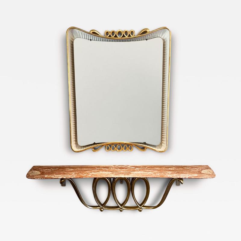 Osvaldo Borsani Osvaldo Borsani Floating Console and Mirror creating in 1946