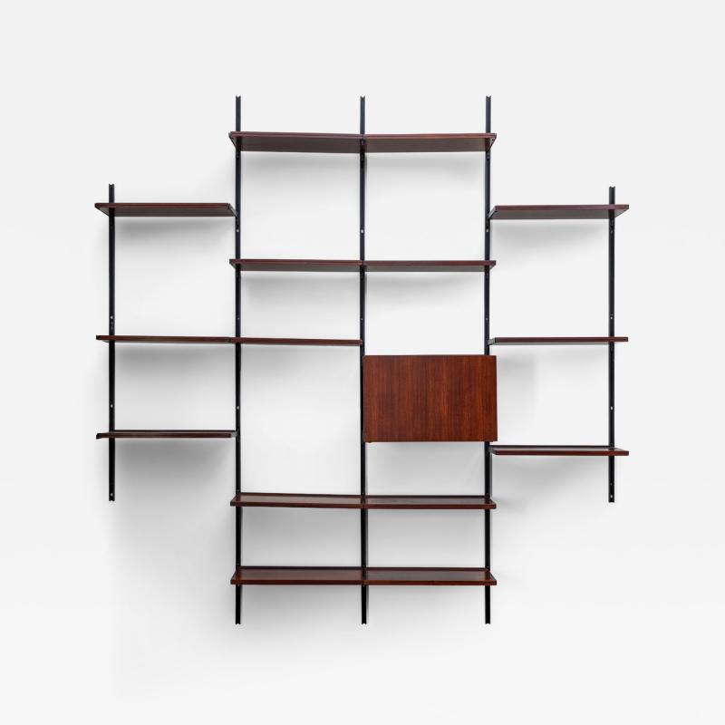 Osvaldo Borsani Osvaldo Borsani Modular Bookcase in rosewood for Tecno 1960s
