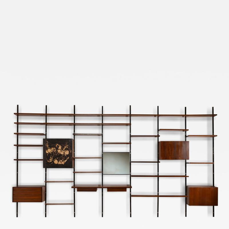Osvaldo Borsani Osvaldo Borsani and Agenore Fabbri E22 shelving system for Tecno Italy 1950s