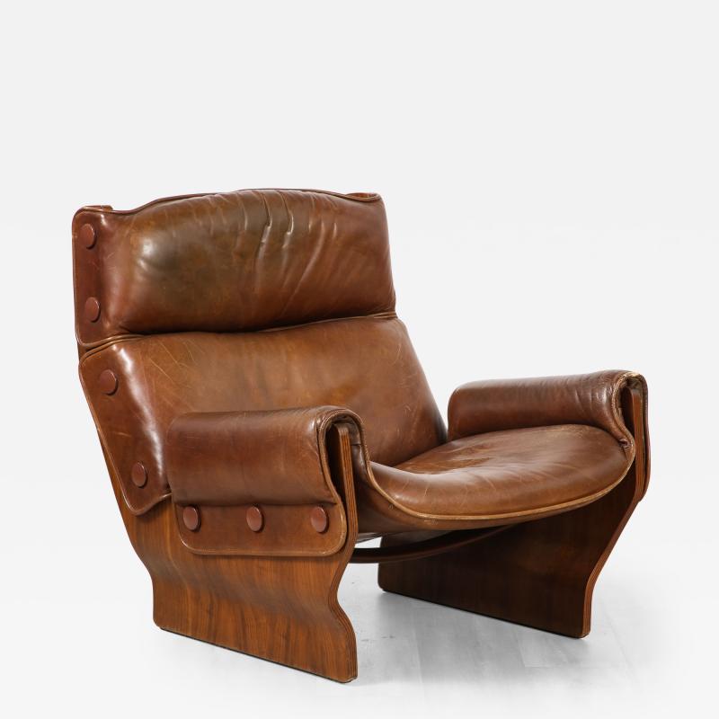 Osvaldo Borsani Osvaldo Borsani for Tecno Canada P110 Lounge Chair Italy circa 1965