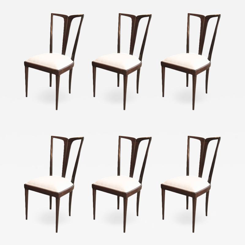 Osvaldo Borsani SET OF 6 DINING CHAIRS CHAIRS BY BORSANI