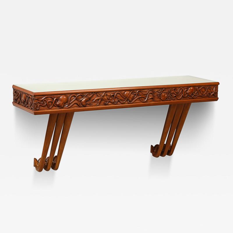 Osvaldo Borsani Wall Mounted Console Table by Osvaldo Borsani