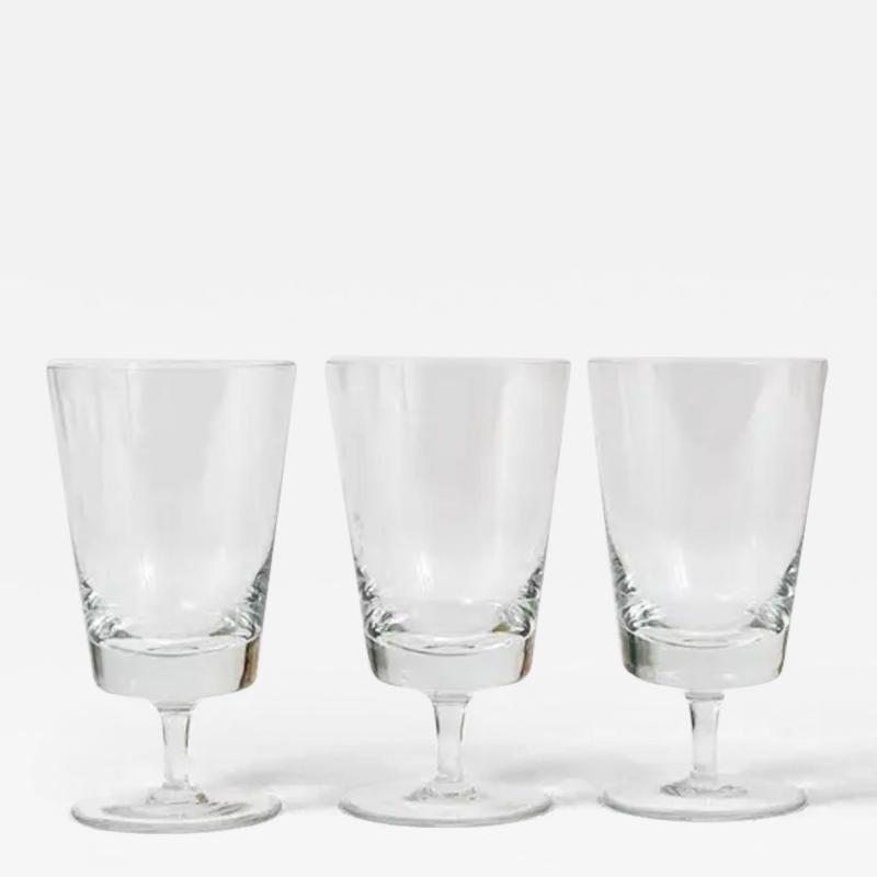 Oswald Haerdtl Oswald Haerdtl Set of Six Mid Century Crystal Wine Glasses Austria 1950s