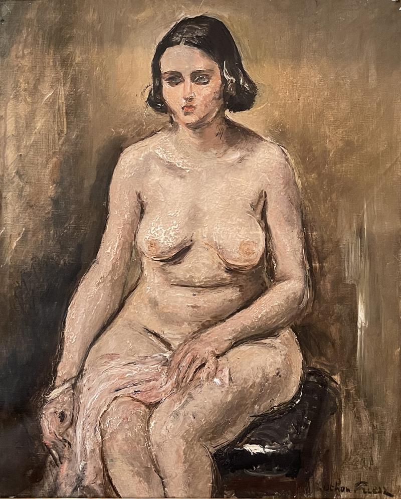 Othon Friesz Modele nu assis Seated nude model