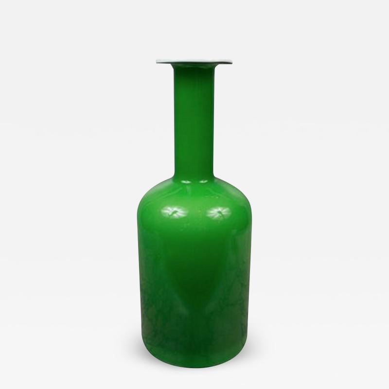 Otto Brauer Holmgaard Gulvase Glass Vase