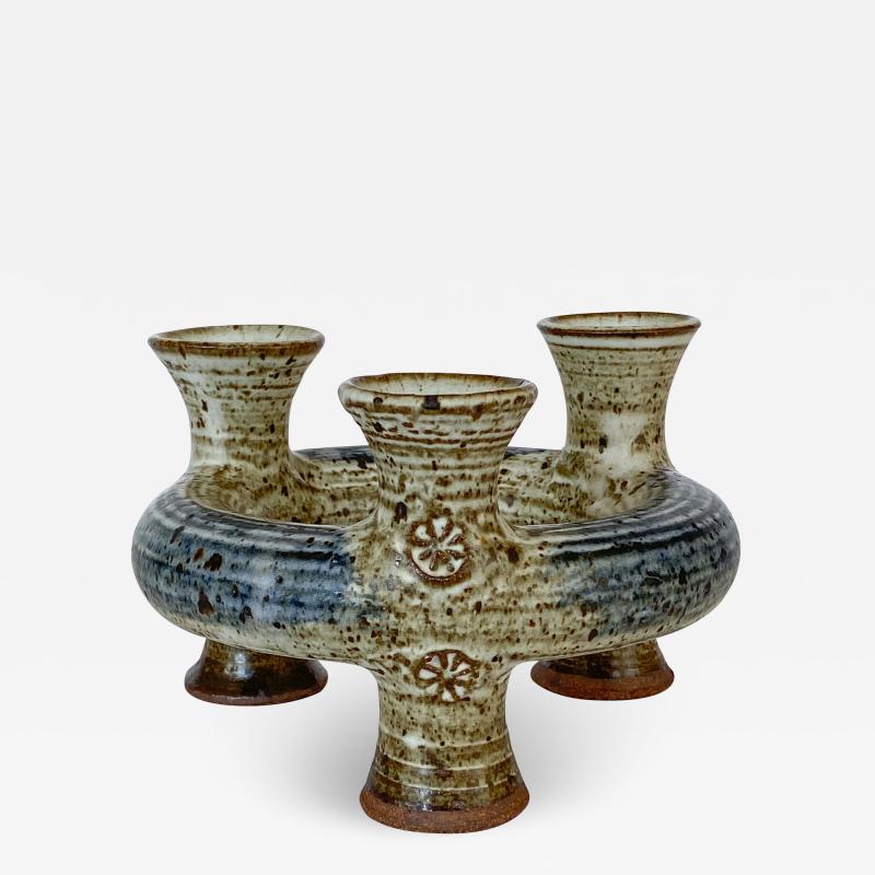 Otto Heino Vivika Otto Heino Studio Pottery Candle Holder