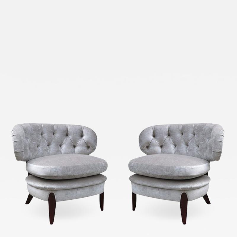 Otto Schultz Pair of Otto Schulz Lounge Chairs