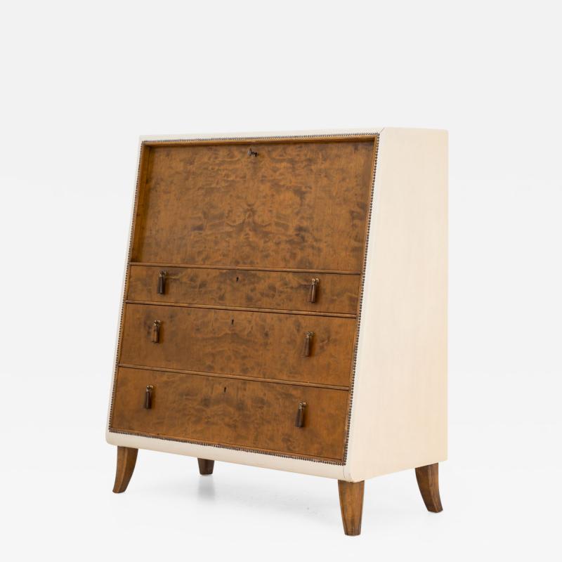 Otto Schultz Swedish Modern Bureau by Otto Schulz for Boet 1940s