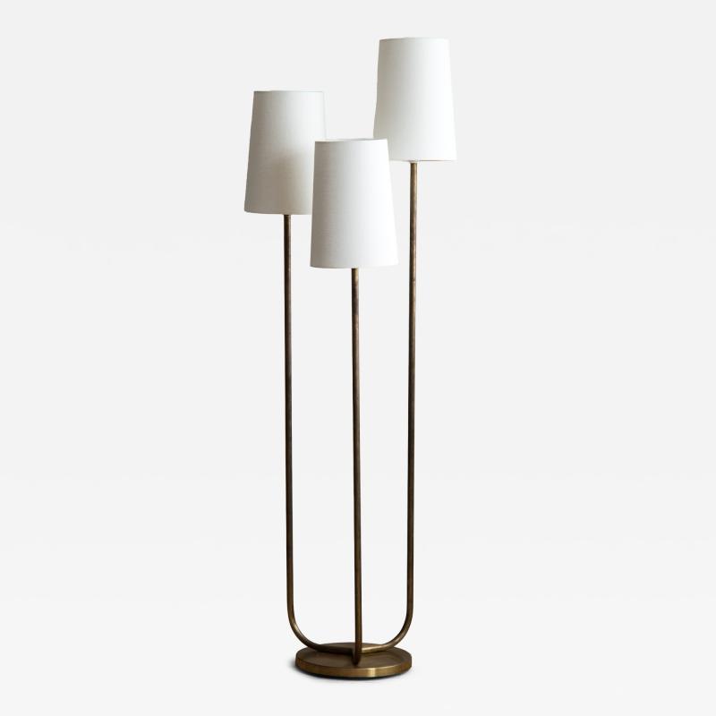 Otto Schulz 20th Century Scandinavian Modern Floor Lamp